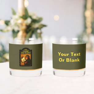 The Chimp And Teapot Pub Whiskey Glass