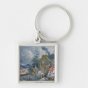 The Chinese Fishermen, c.1742 Key Ring