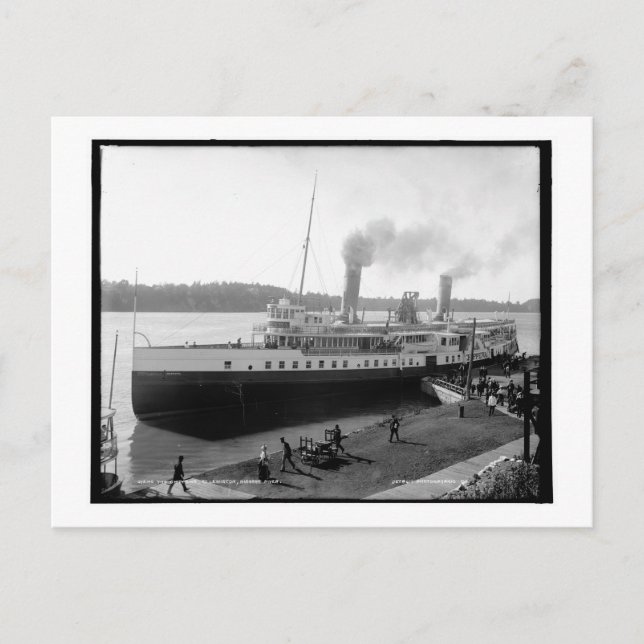 The Chippewa, Lewiston, Niagara River, NY Vintage Postcard (Front)