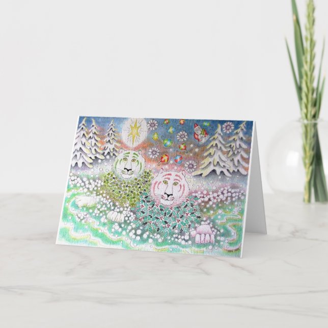 The Chirstmas Tigers Holiday Card (Front)