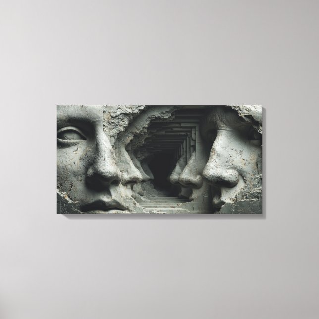 The Chiseled infinity Canvas Print (Front)