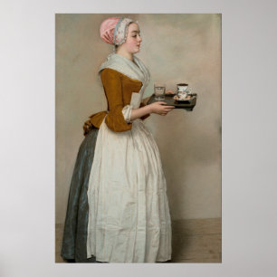 The Chocolate Girl by Jean-Étienne Liotard Poster