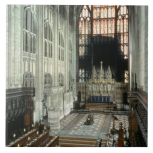The choir and east window, 12th century (photo) tile