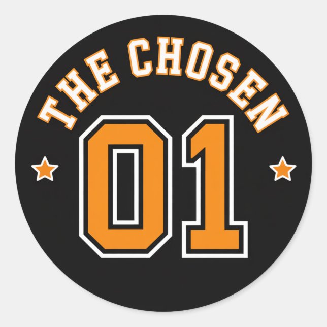 The Chosen 01 Classic Round Sticker (Front)