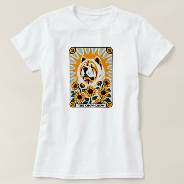 The Chow Chow Tarot Card                           T-Shirt (Design Front)