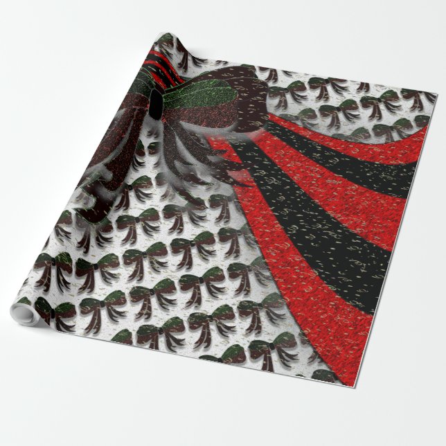 The Christmas Bow - Wrapping Paper (Unrolled)
