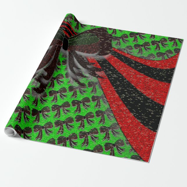 The Christmas Bow - Wrapping Paper (Unrolled)