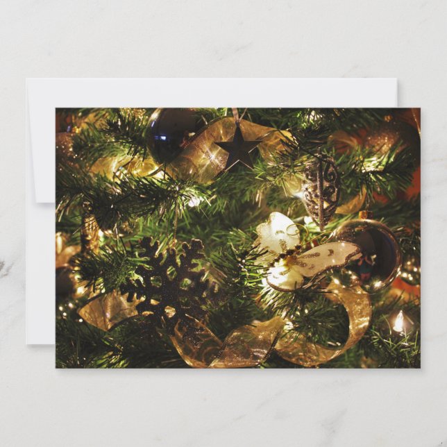 The Christmas Butterfly Invitation (Front)