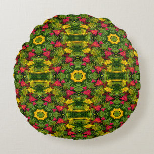The Christmas Cactus....... Round Cushion