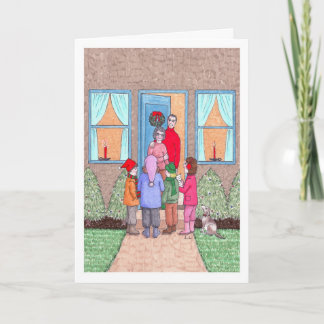 The Christmas Carol Singers Holiday Card