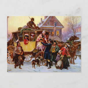 The Christmas Coach Holiday Postcard