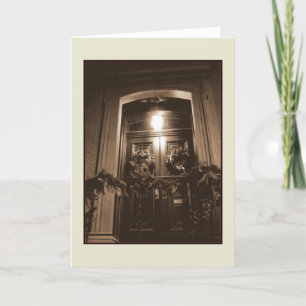 'The Christmas Door' Holiday Card - Blank