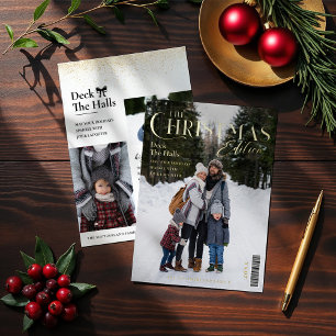 The Christmas Edition Family Photo Magazine Cover