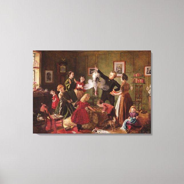 The Christmas Hamper Canvas Print (Front)