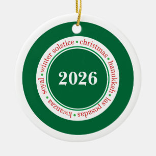 The Christmas Holidays Ornament