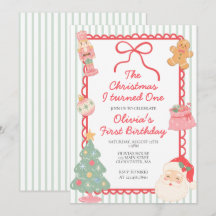 The Christmas I turned one 1st birthday