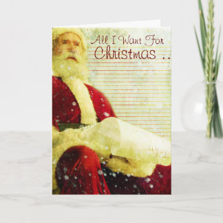 The Christmas List Holiday Card