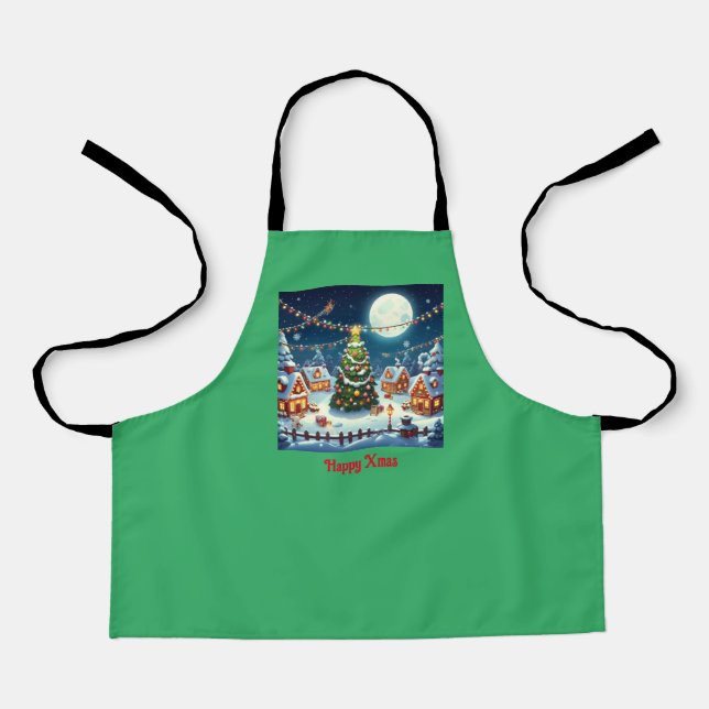 The Christmas magic in the image Apron (Front)