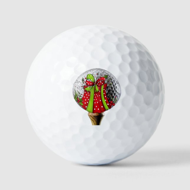 The Christmas Present  Golf Balls (Front)