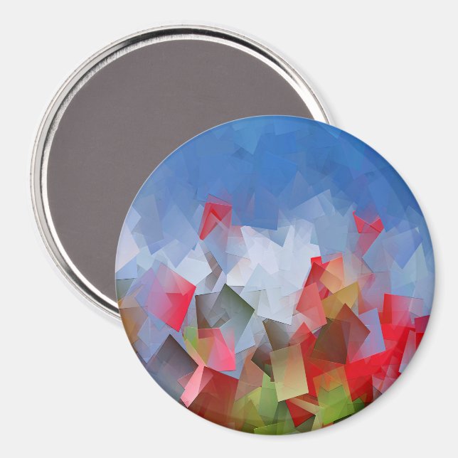 The Christmas rush.... Magnet (Front/Back)
