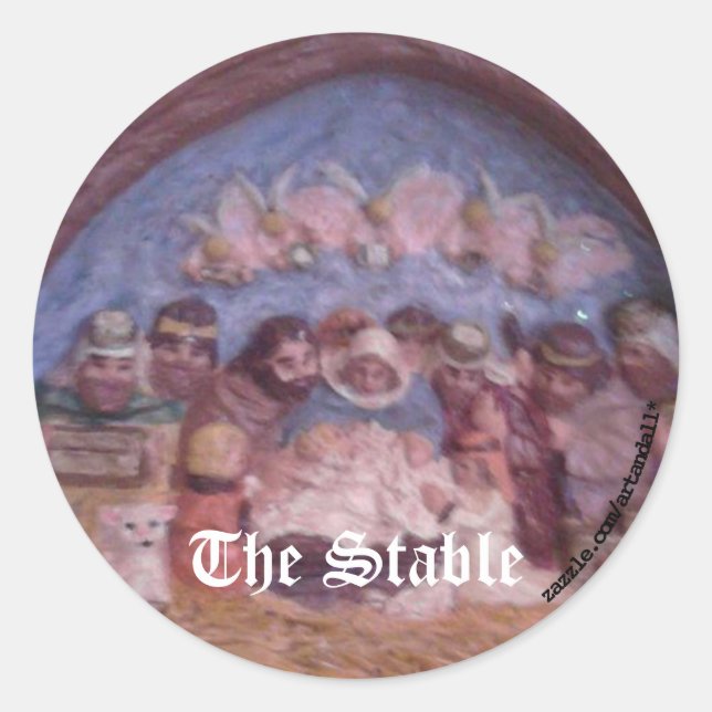 THE CHRISTMAS STABLE Sticker (Front)