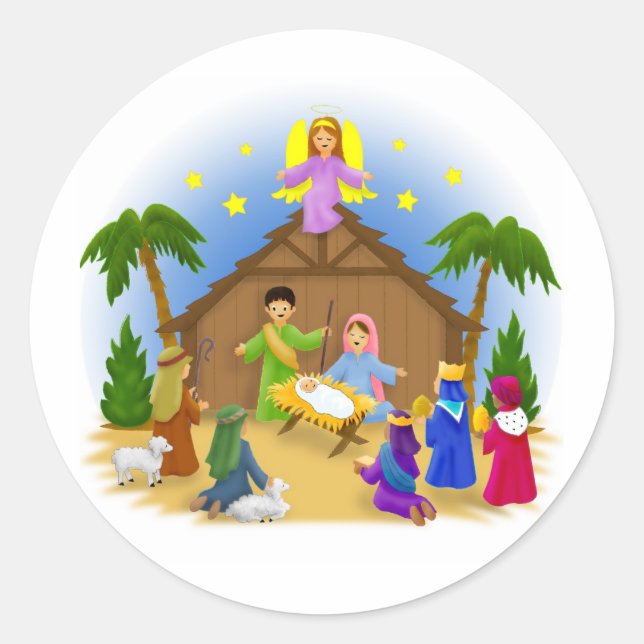 The Christmas story Classic Round Sticker (Front)