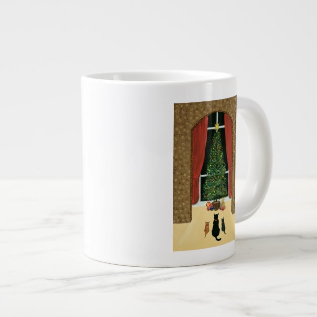 The Christmas Tree Large Coffee Mug (Front Right)