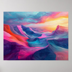 The Chromatic Undulation of a Neon Twilight: Poster
