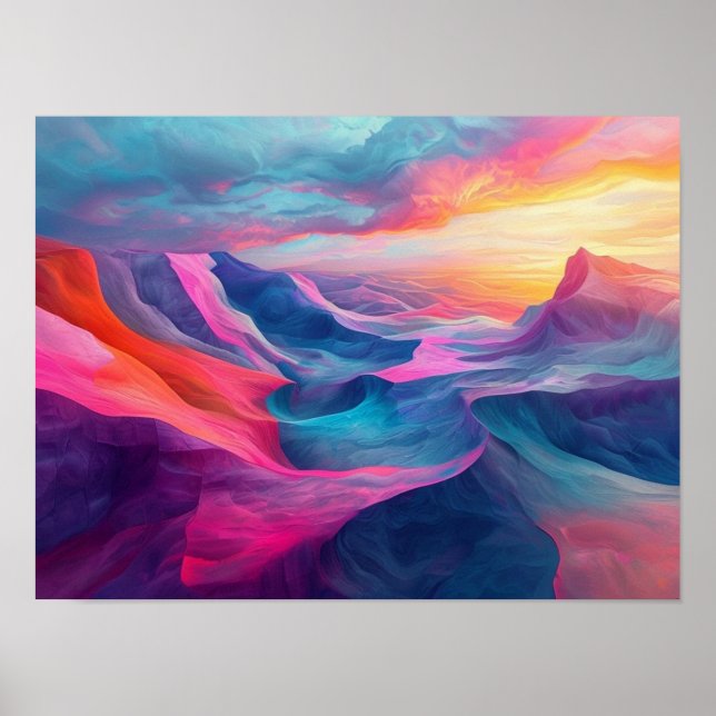 The Chromatic Undulation of a Neon Twilight: Poster (Front)