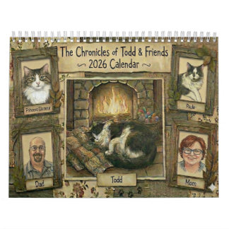 The Chronicles of Todd & Friends 2026 Calendar
