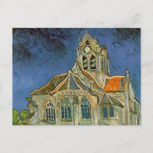 The Church at Auver by Vincent Van Gogh Postcard