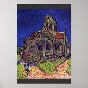 The Church At Auvers-Sur-Oise,  By Vincent Van Poster
