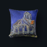 The Church at Auvers, Van Gogh Cushion<br><div class="desc">Vincent Willem van Gogh (30 March 1853 – 29 July 1890) was a Dutch post-impressionist painter who is among the most famous and influential figures in the history of Western art. In just over a decade, he created about 2, 100 artworks, including around 860 oil paintings, most of which date...</div>