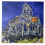 The Church at Auvers, Van Gogh Tile<br><div class="desc">Vincent Willem van Gogh (30 March 1853 – 29 July 1890) was a Dutch post-impressionist painter who is among the most famous and influential figures in the history of Western art. In just over a decade, he created about 2, 100 artworks, including around 860 oil paintings, most of which date...</div>