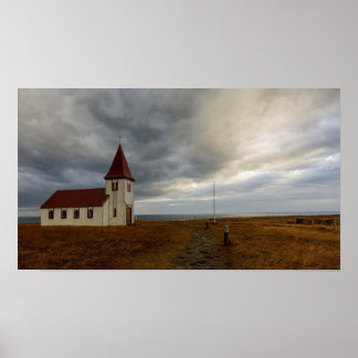 The Church at Hellnar Poster