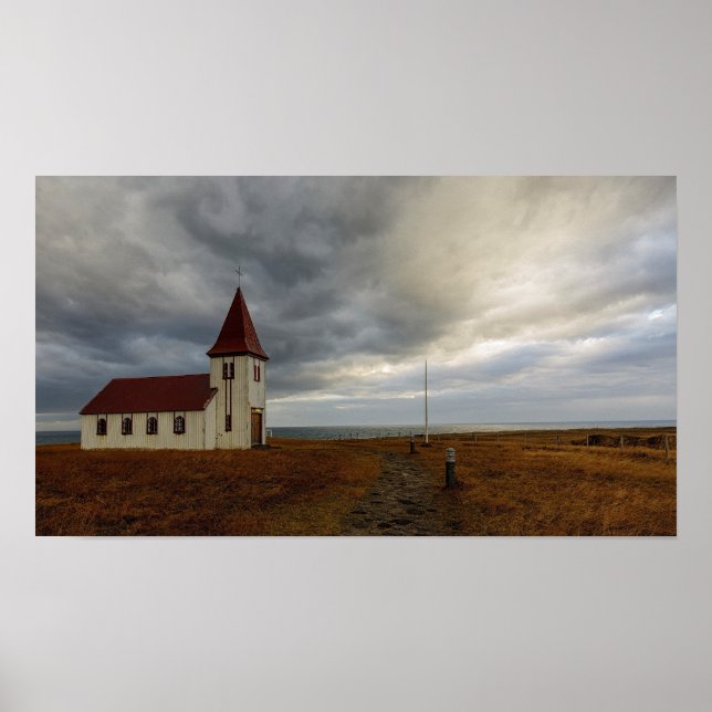 The Church at Hellnar Poster (Front)