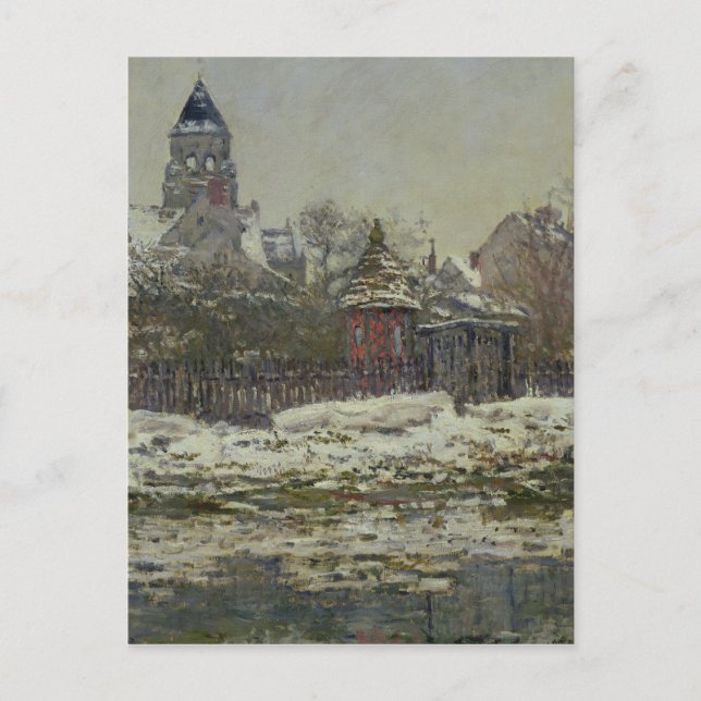 The Church at Vetheuil, 1879 Postcard (Front)