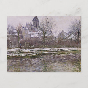 The Church at Vetheuil under Snow, 1878-79 Postcard