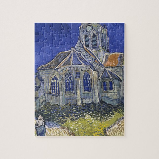The Church in Auvers by Vincent van Gogh Jigsaw Puzzle (Vertical)