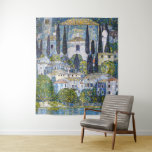 The Church in Cassone | Gustav Klimt | Poster Tapestry<br><div class="desc">The Church in Cassone is a 1913 painting by Gustav Klimt.</div>