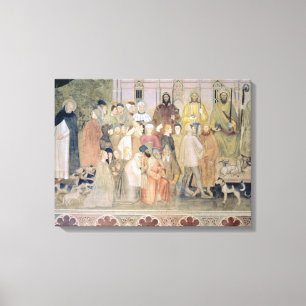 The Church Militant and Triumphant, detail, from t Canvas Print