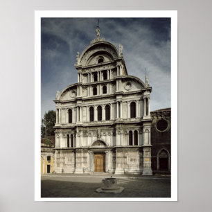 The Church of San Zaccaria, 1480-1500 (photo) Poster