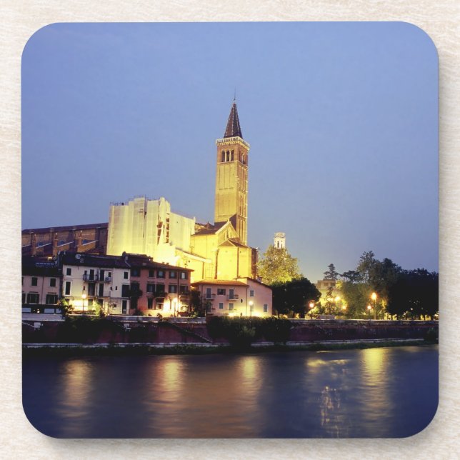 The church of Sant'Anastasia in Verona, Italy. Coaster (Front)