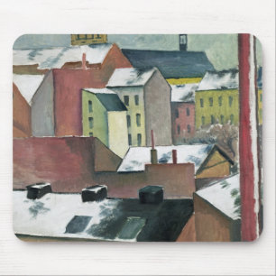 The Church of St Mary in Bonn in Snow, 1911 Mouse Pad