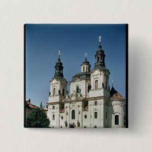 The Church of St. Nicholas, built 1703-61 15 Cm Square Badge