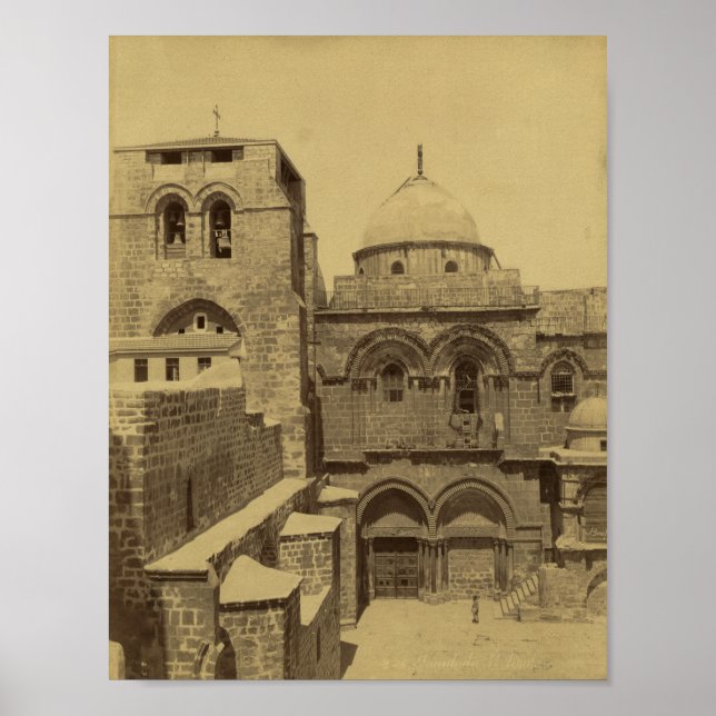 The Church of the Holy Sepulchre in Jerusalem Poster (Front)