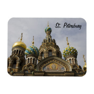 The Church of the Saviour on Spilled Blood Premium Magnet