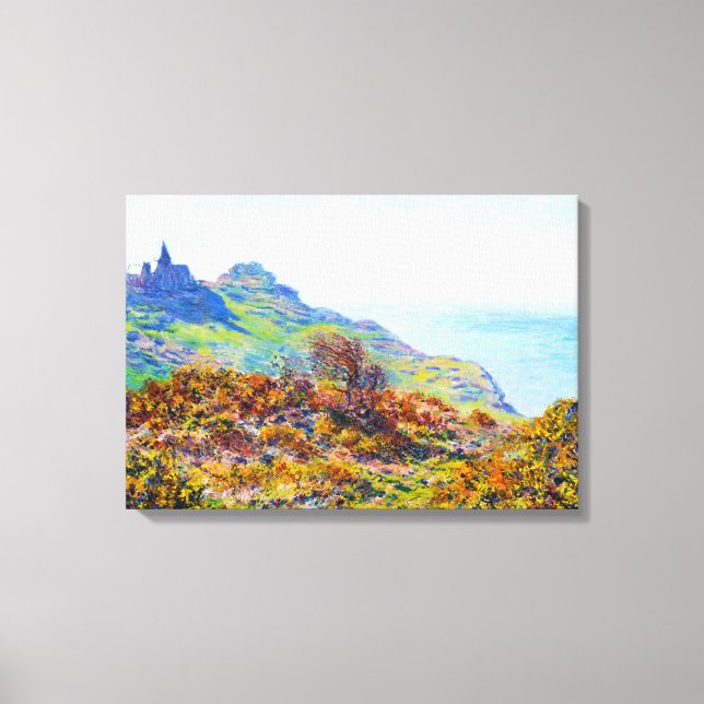 The Church Varengeville Gorge Les Moutiers Canvas Print (Front)