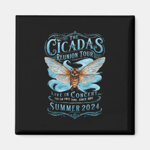 The Cicada Reunion U.S Tour 2024 Cicada Concert Magnet