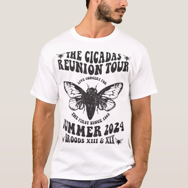 The Cicada Reunion U.S Tour 2024 Concert Fest Love T-Shirt (Front)
